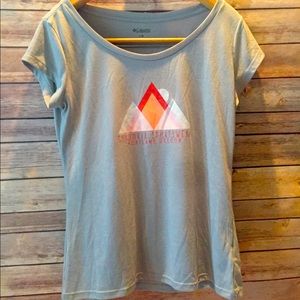 Columbia Mountains T shirt Portland Oregon SZ L